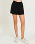 Black Drawstring Pocket Shorts