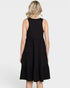 Black Tiered Sleeveless Dress
