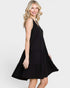 Black Tiered Sleeveless Dress