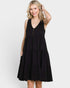 Black Tiered Sleeveless Dress