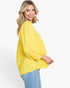 Lemonade Square Neck Balloon Sleeve Top