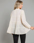 Ivory Swiss Dot Smocked Blouse
