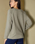 Sage V-Neck Long Sleeve Top