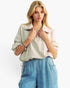 Warm Gray Quarter-Zip Drawstring Pullover