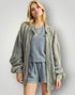 Dusty Blue Zip Jacket