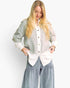 Heather Gray Layered Button-Front Shirt