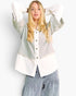 Heather Gray Layered Button-Front Shirt