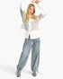 Heather Gray Layered Button-Front Shirt