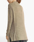 Taupe Brushed Cowl-Neck Tunic