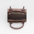 Canvas & Vegan Leather Structured Tote Bag