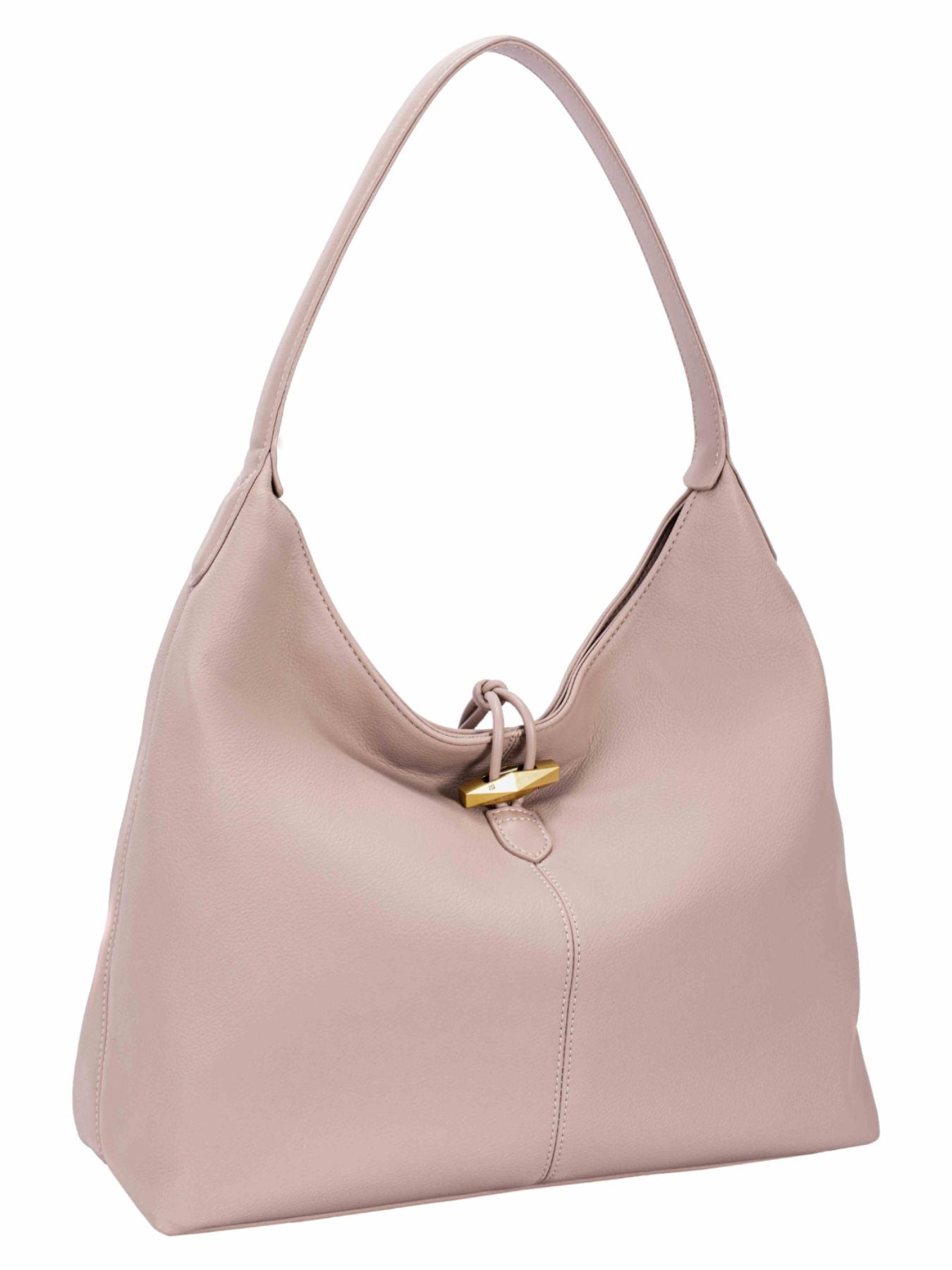 Vegan Leather Hobo Shoulder Bag