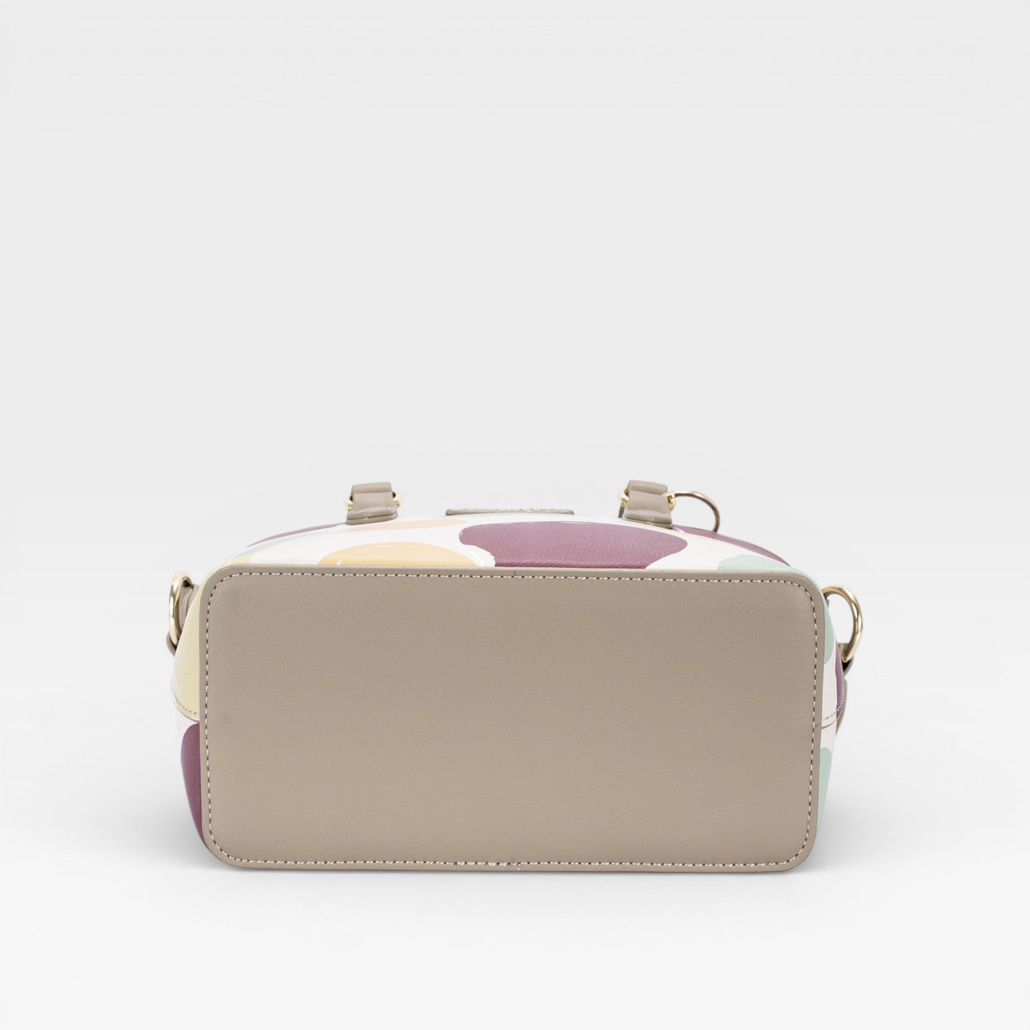 Ivory Multi Dot Vegan Leather Crossbody Bag