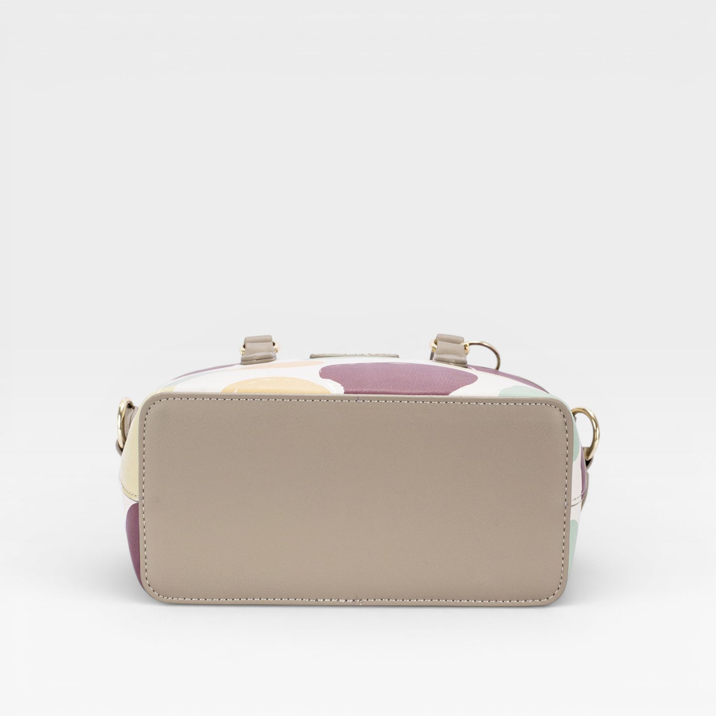 Ivory Multi Dot Vegan Leather Crossbody Bag