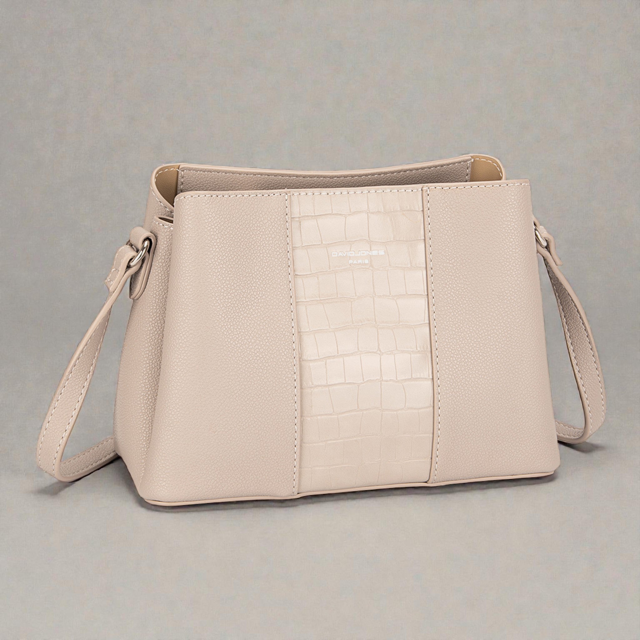 Textured Vegan Leather Crossbody Shoulder Bag