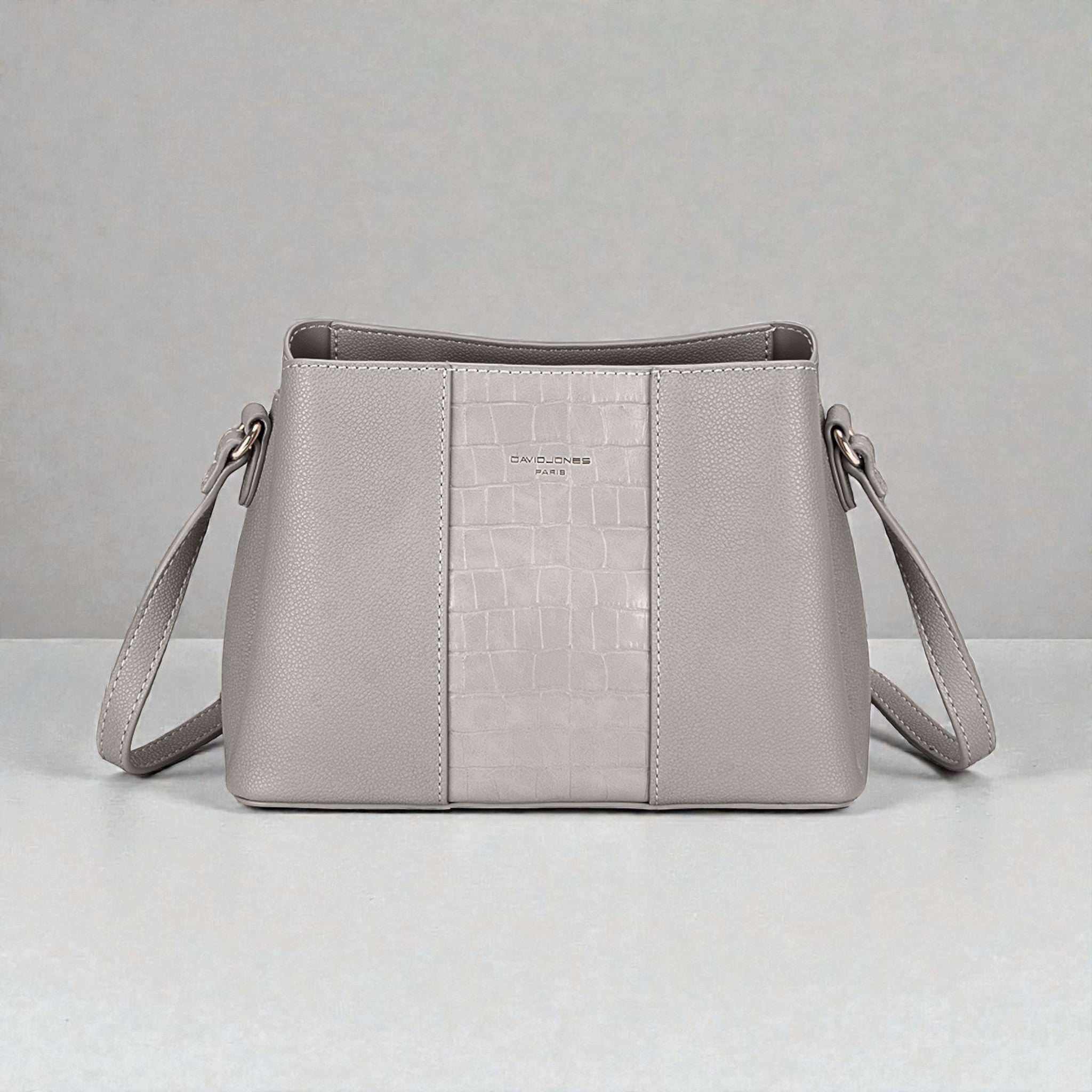 Textured Vegan Leather Crossbody Shoulder Bag