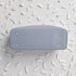Light blue wallet on a light gray background with decorative elements