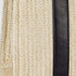Close-up of beige textured fabric with a black strip