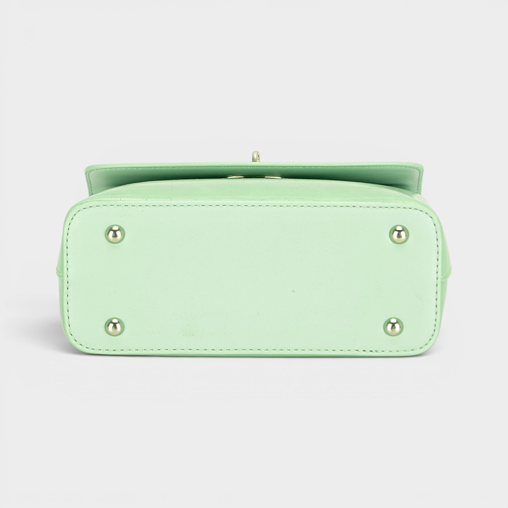 Bolso de mano de piel vegana texturizada