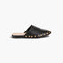 Studded Round-Toe Flat Mules