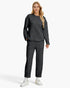 Conjunto de pantalón y top de manga larga acolchado