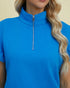 Ruffle Sleeve Quarter Zip Lounge Set