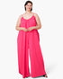 Wide-Leg Tie-Back Jumpsuit
