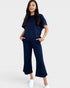 Textured Wide-Leg Lounge Set