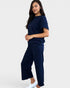 Textured Wide-Leg Lounge Set