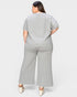 Textured Wide-Leg Lounge Set