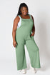 Wide-Leg Pocket Overalls