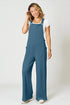 Wide-Leg Pocket Overalls