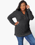 Ribbed Henley Long-Sleeve Top