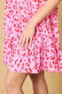 Tiered Ruffle Sleeve Mini Dress
