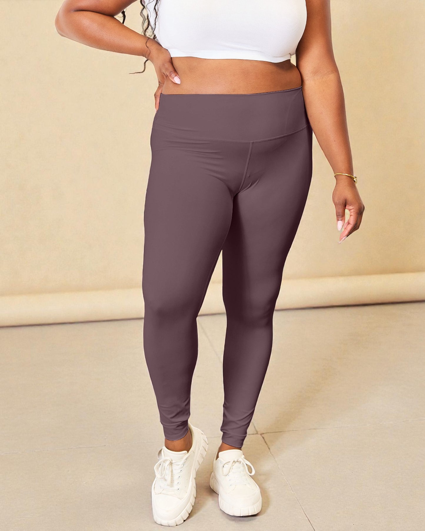 Leggings deportivos con cintura ancha