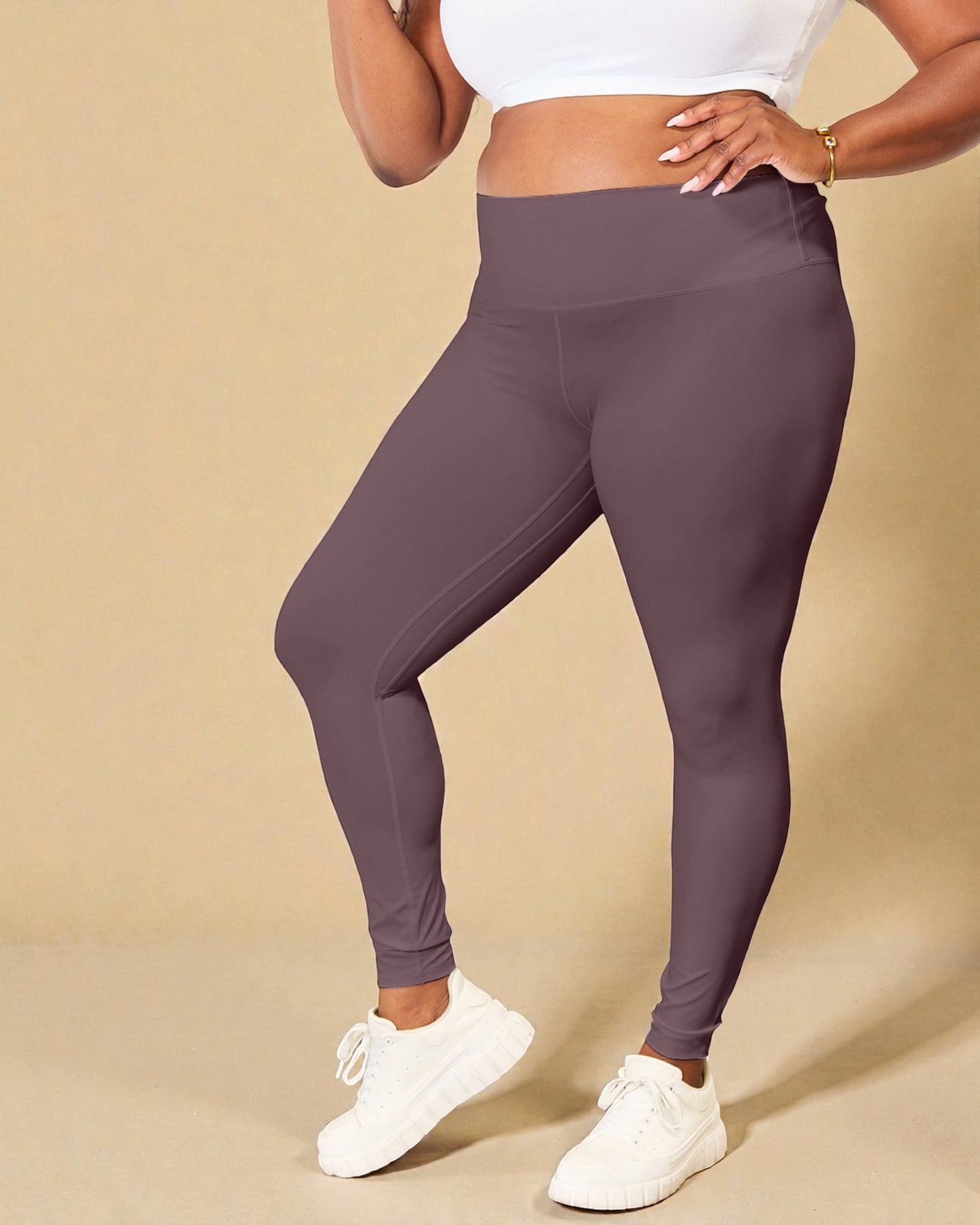 Leggings deportivos con cintura ancha