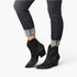Black Rhinestone Western Ankle Boots