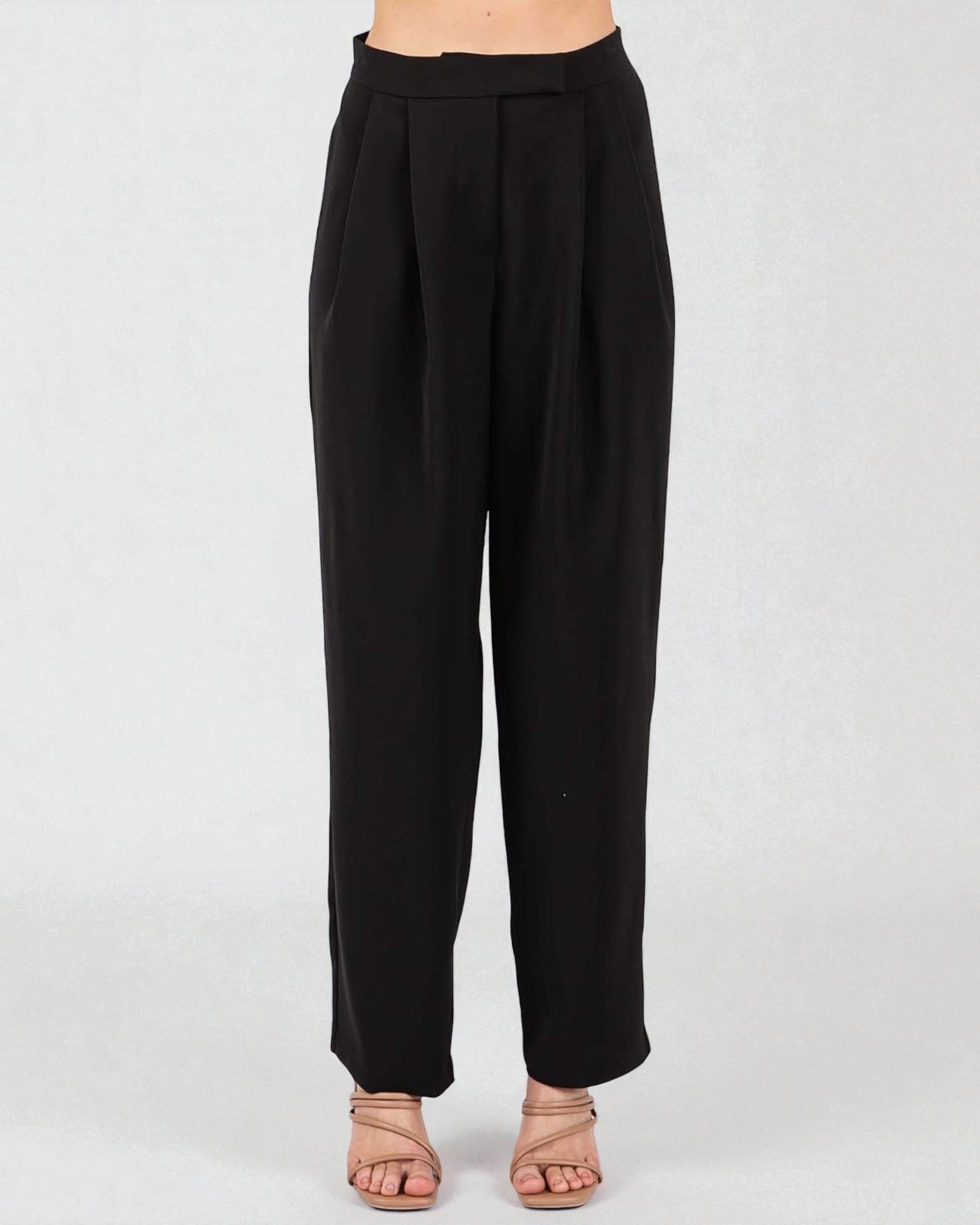 Black pants on a white background