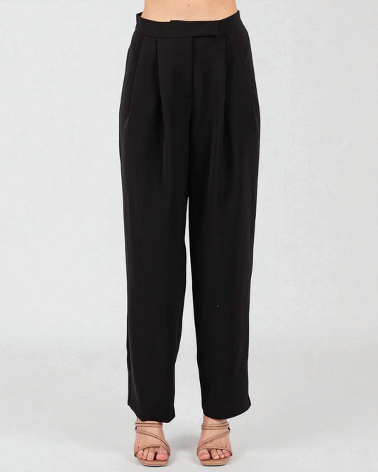 Black pants on a white background