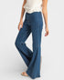 Dark Wash High Rise Flare Jeans