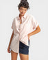 Blush Mineral Wash Button-Up Shirt