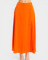 Orange skirt on a white background