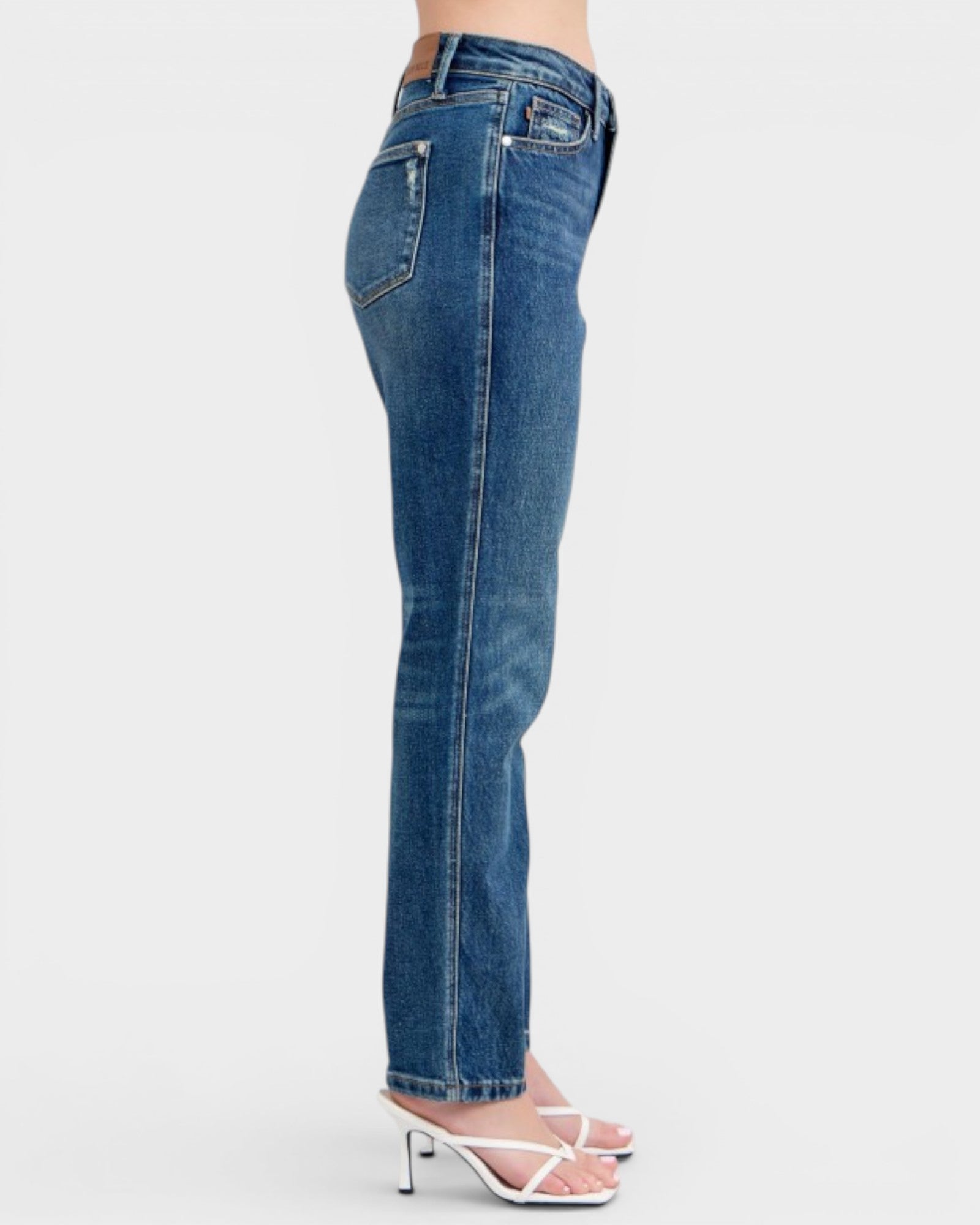 Kimberly Dark Wash Rigid Magic Straight Leg Jeans