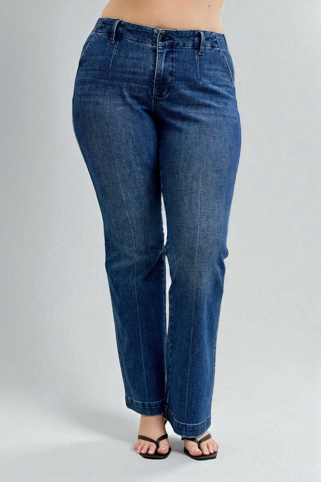 Dark Wash Bootcut Jeans