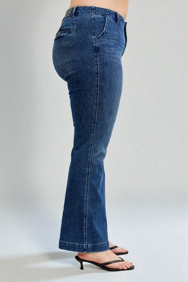 Dark Wash Bootcut Jeans