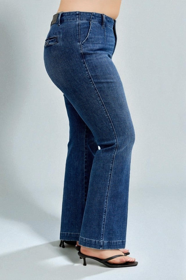 Dark Wash Bootcut Jeans