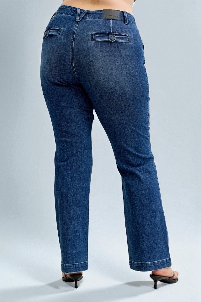 Dark Wash Bootcut Jeans
