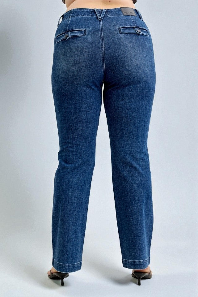 Dark Wash Bootcut Jeans