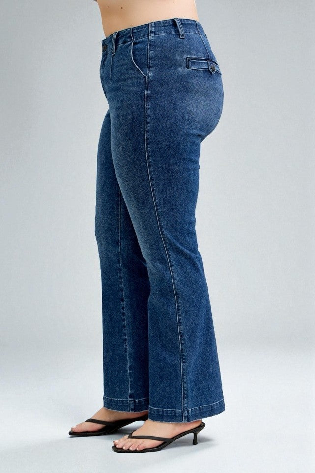 Dark Wash Bootcut Jeans