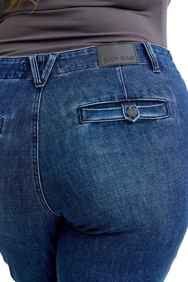 Dark Wash Bootcut Jeans