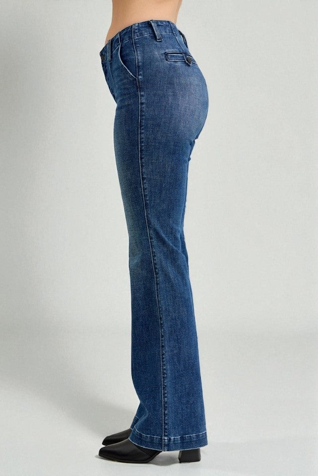 Dark Wash Bootcut Jeans